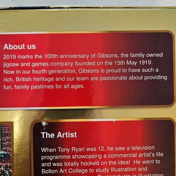 Gibsons Secret Santa Christmas 2019 Limited Edition Tony Ryan Jigsaw Puzzle, 1K - Picture 10 of 15